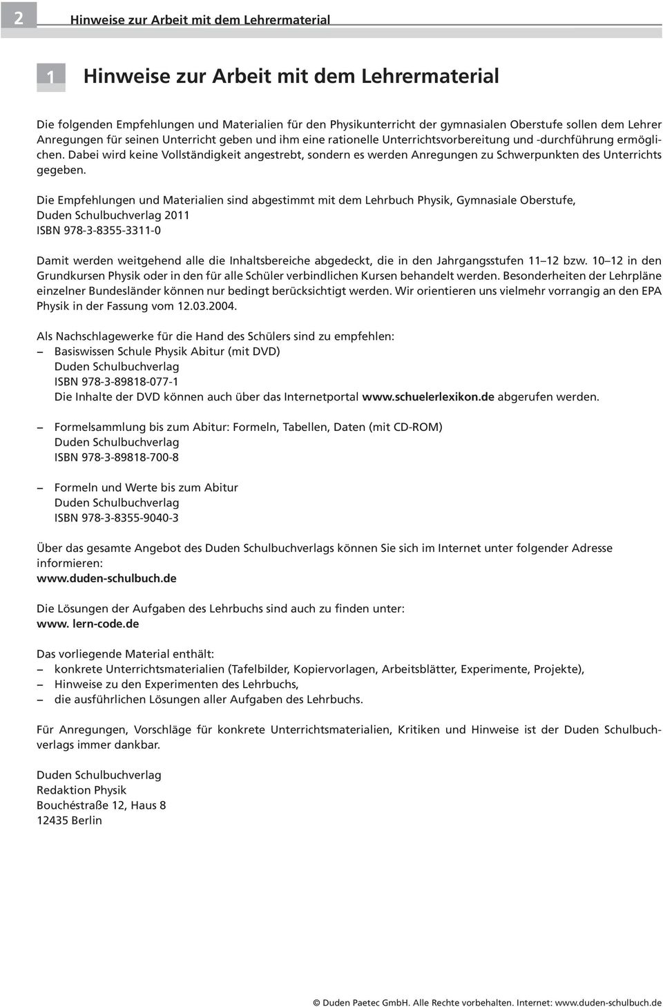 Schuljahr: Arbeitsheft Gymnasium Thüringen Duden Physik 9./10