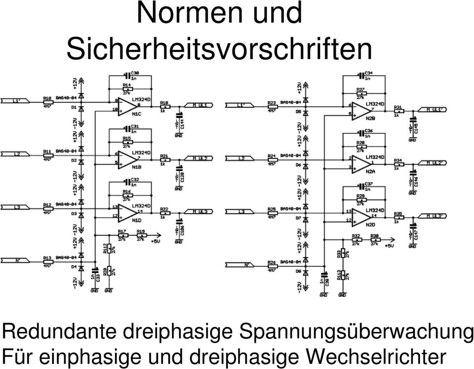 Redundante dreiphasige