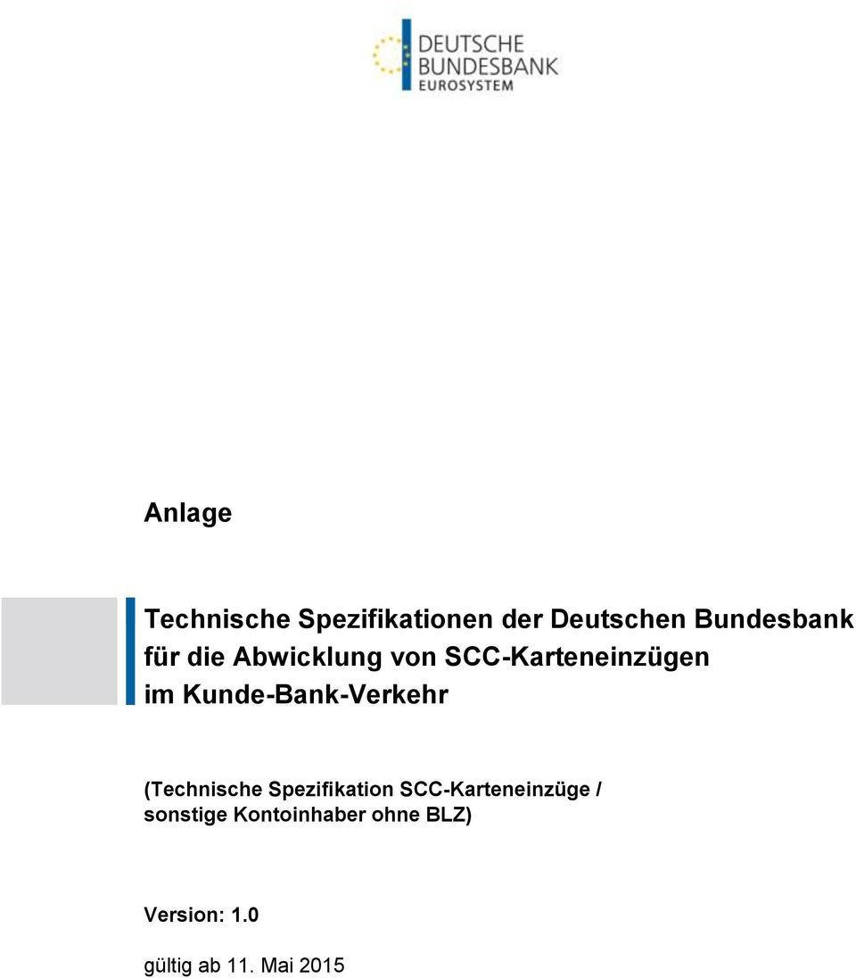 Kunde-Bank-Verkehr (Technische Spezifikation