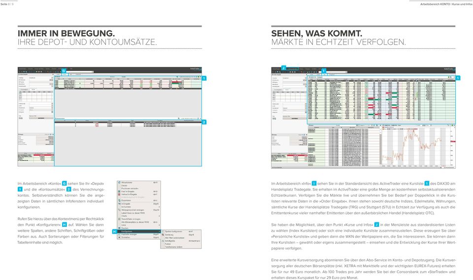 Handelsplatz Tradegate. Sie erhalten im ActiveTrader eine große Menge an kostenfreien selbstaktualisierenden kontos. Selbstverständlich können Sie die ange- Echtzeitkursen.