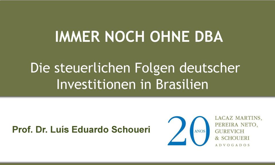 deutscher Investitionen in