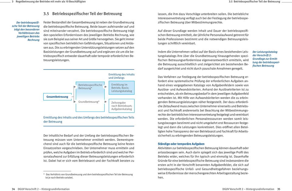 5 Betriebsspezifischer Teil der Betreuung Fester Bestandteil der Gesamtbetreuung ist neben der Grundbetreuung die betriebsspezifische Betreuung.