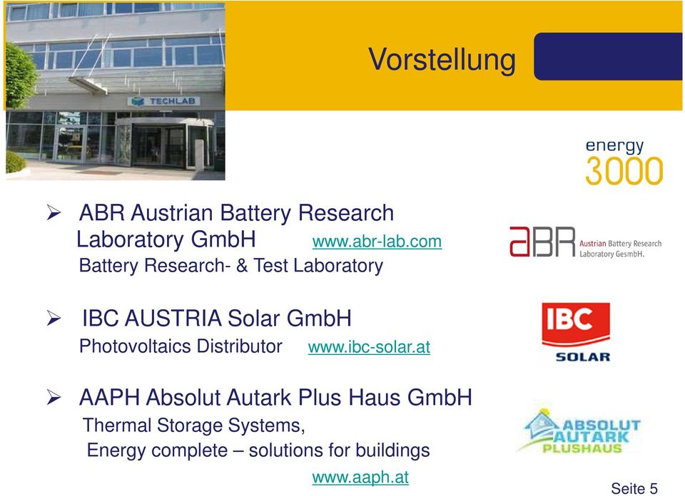 Photovoltaics Distributor www.ibc-solar.