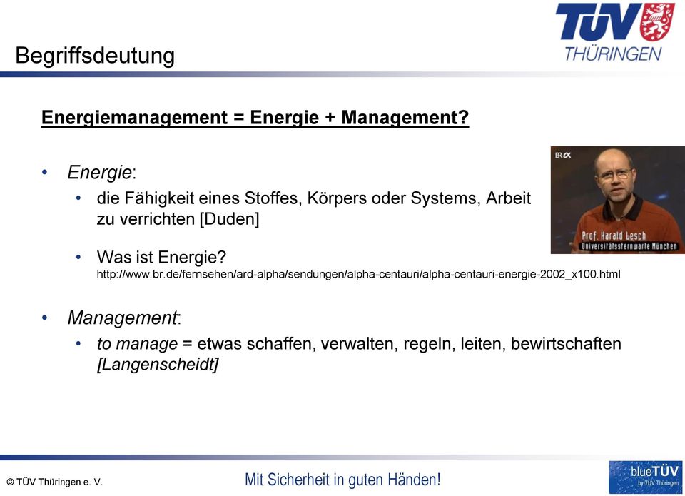 Was ist Energie? http://www.br.