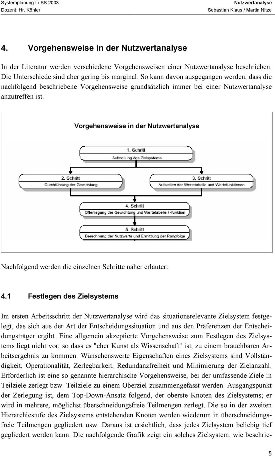 Vorgehensweise in der Nachfolgend werden die einzelnen Schritte näher erläutert. 4.