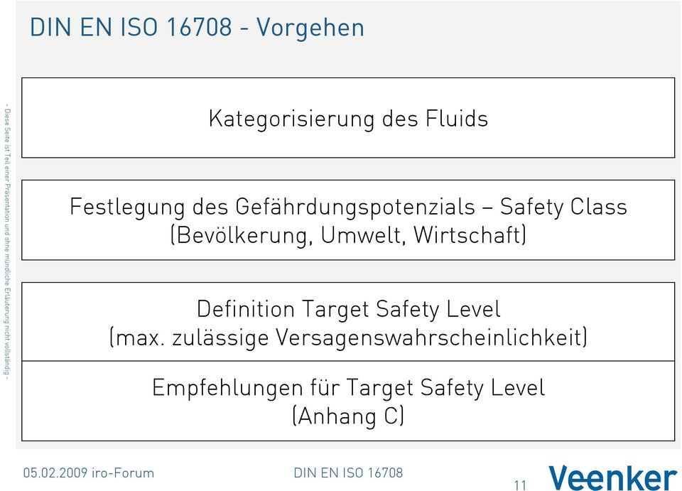 Wirtschaft) Definition Target Safety Level (max.