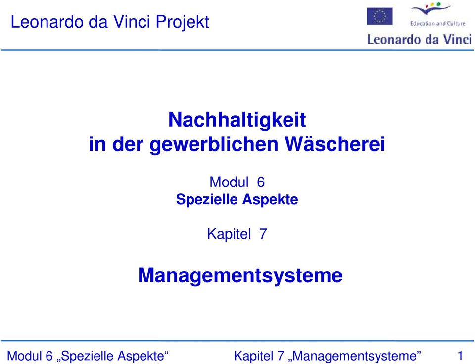 Aspekte Kapitel 7 Managementsysteme Modul 6