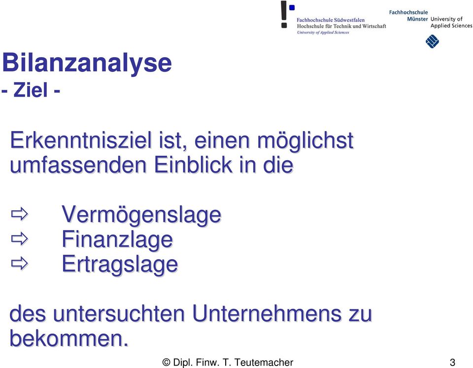 Vermögenslage Finanzlage Ertragslage des