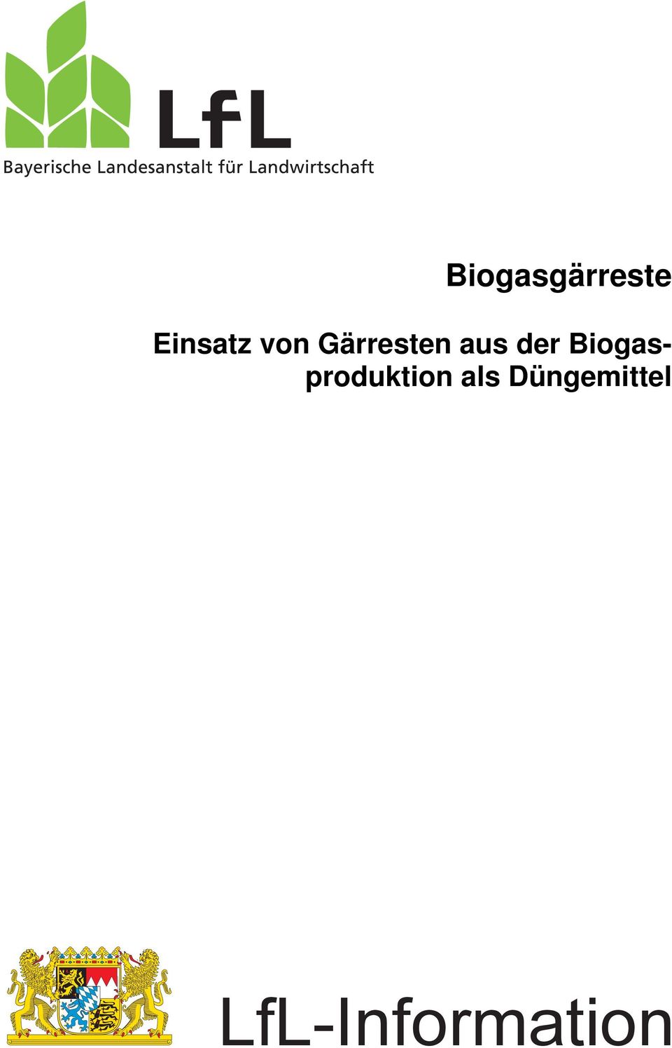 Biogasproduktion als