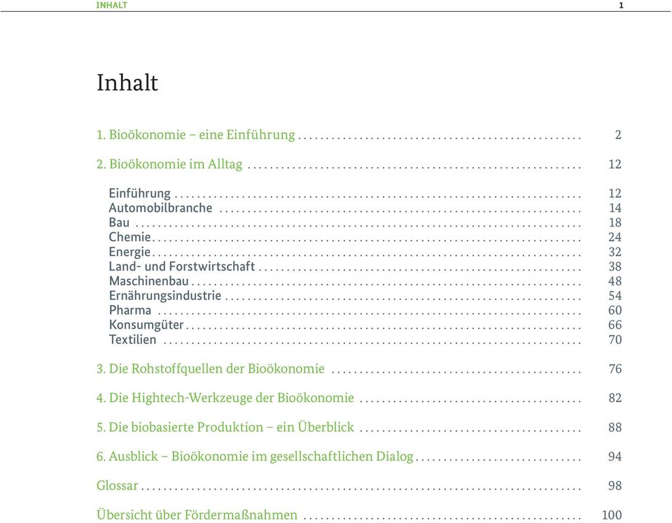 .. 24 Energie... 32 Land- und Forstwirtschaft.......................................................... 38 Maschinenbau... 48 Ernährungsindustrie................................................................ 54 Pharma.