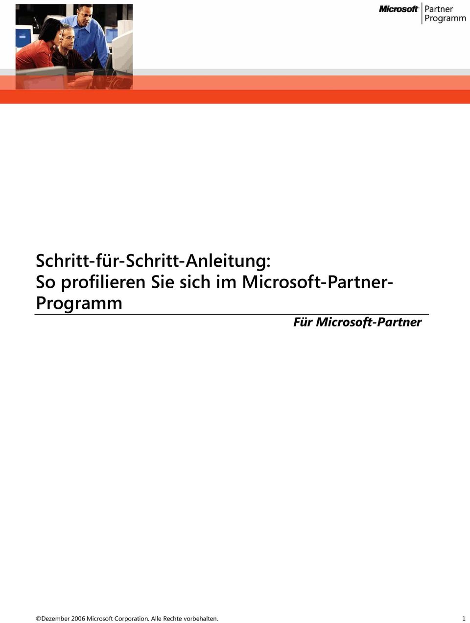 Programm Für Microsoft-Partner Dezember