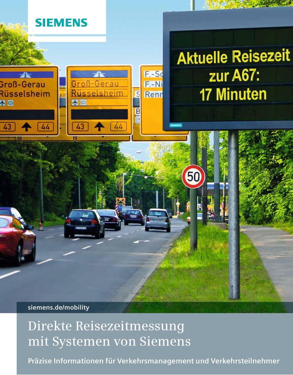 Reisezeitmessung mit Systemen von