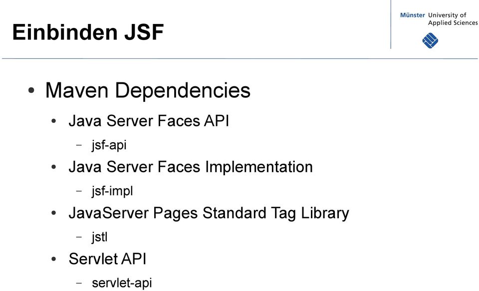 Implementation jsf-impl JavaServer Pages