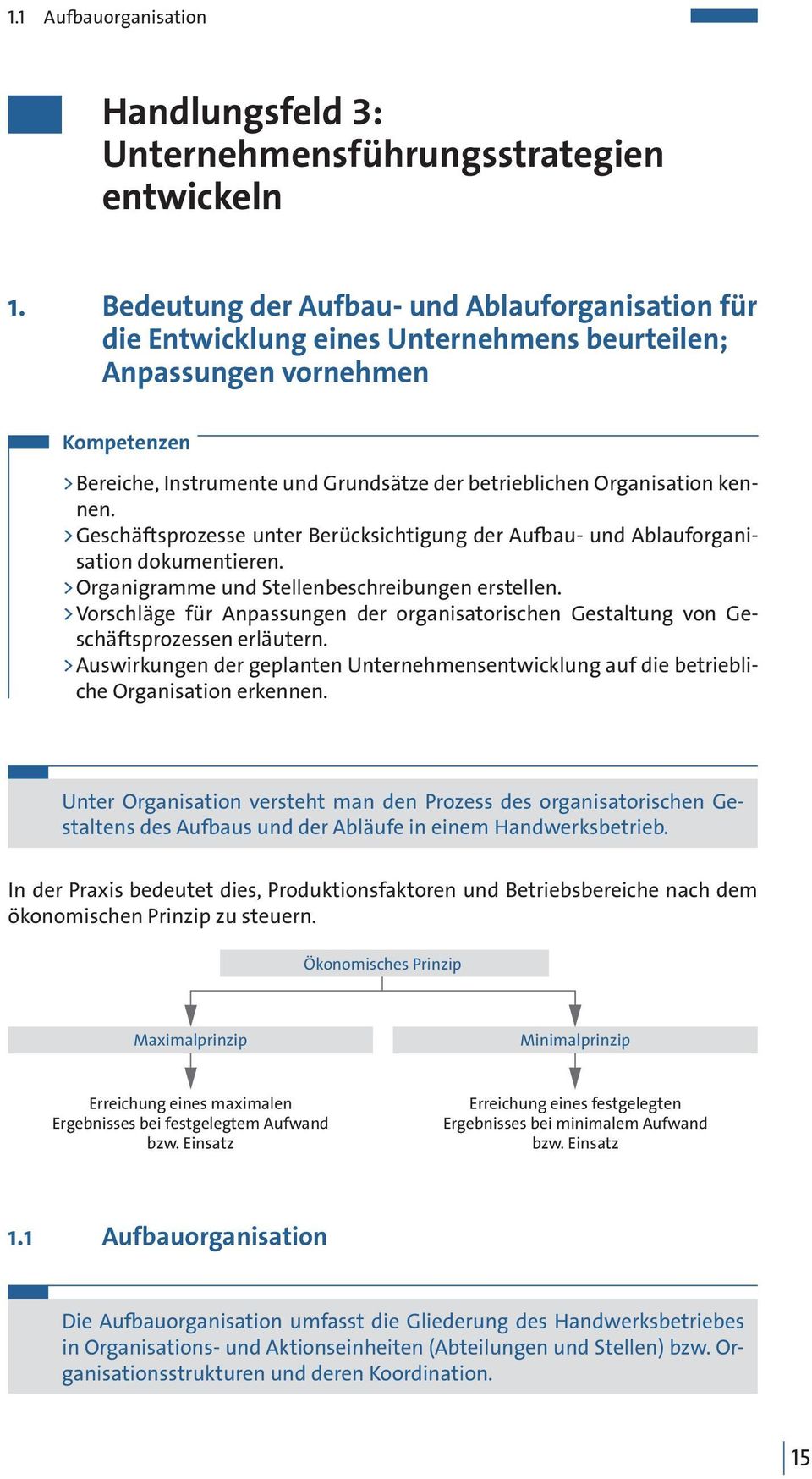 kennen. >Geschäftsprozesse unter Berücksichtigung der Aufbau- und Ablauforganisation dokumentieren. >Organigramme und Stellenbeschreibungen erstellen.