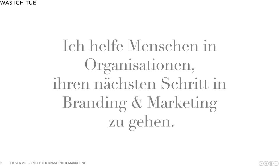 Schritt in Branding & Marketing zu