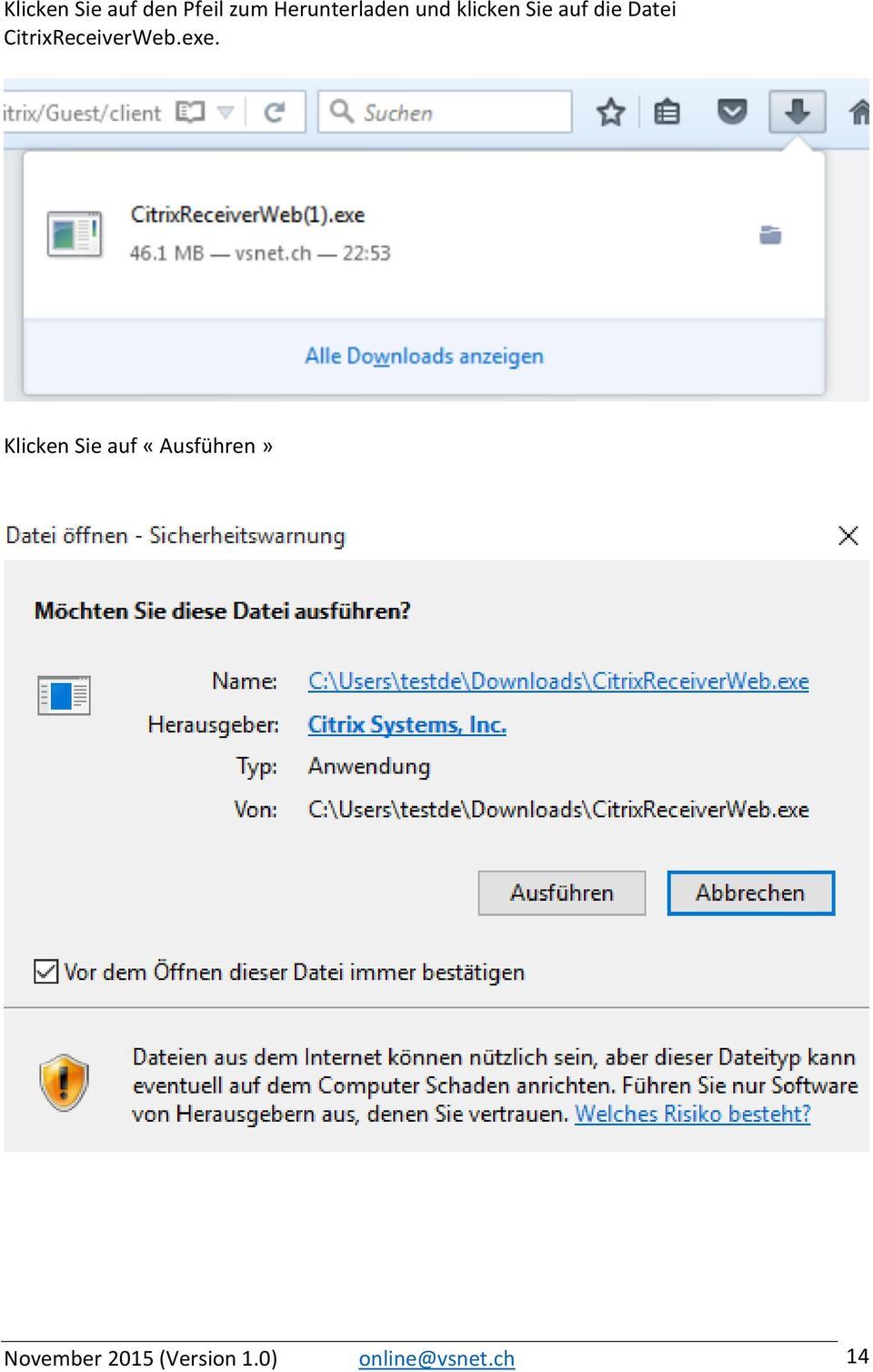 Datei CitrixReceiverWeb.exe.