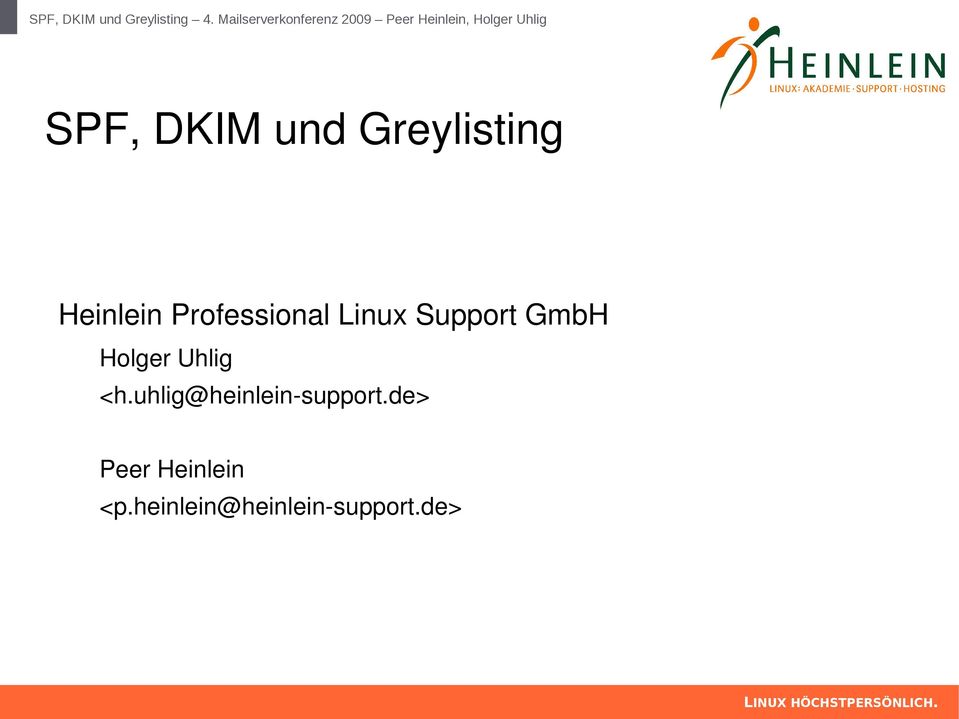 Uhlig <h.uhlig@heinlein support.