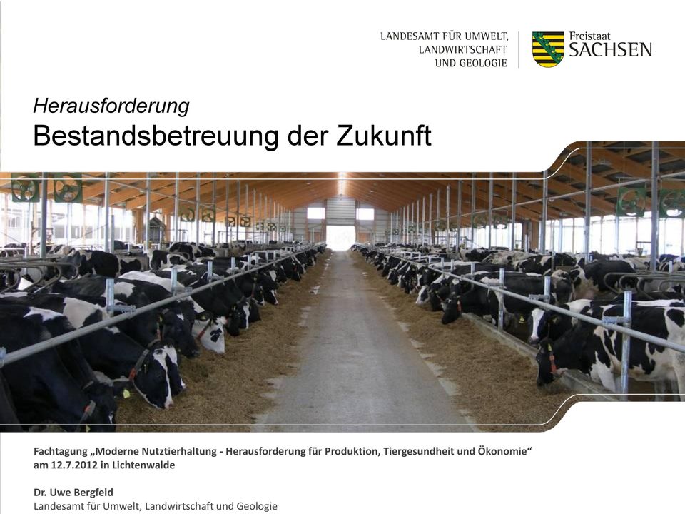 Tiergesundheit und Ökonomie am 12.7.2012 in Lichtenwalde Dr.