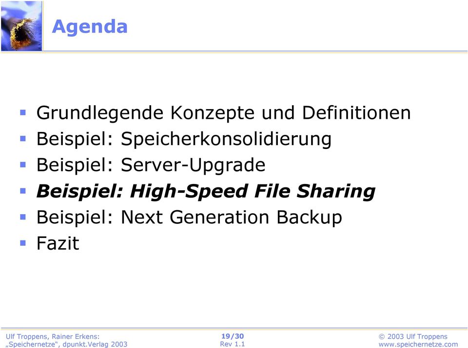 Server-Upgrade Beispiel: High-Speed File