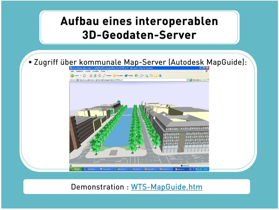 über kommunale Map-Server (Autodesk