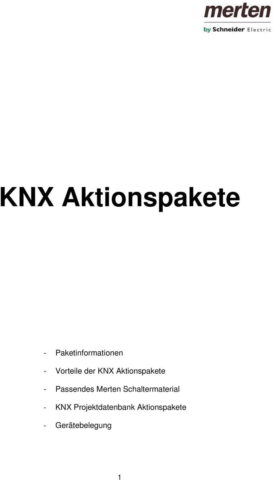 Passendes Merten Schaltermaterial - KNX