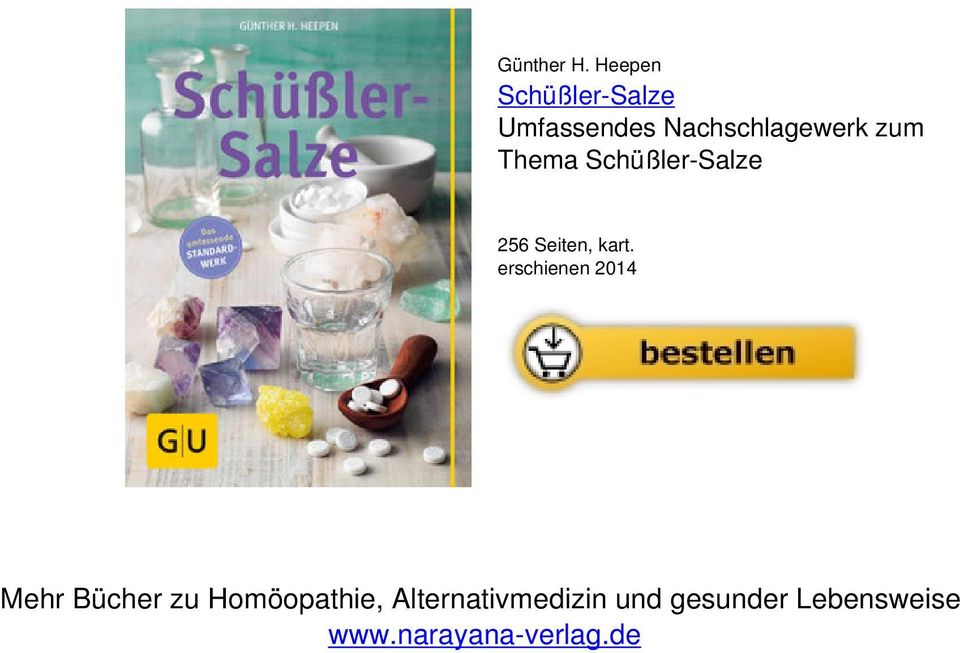 Thema Schüßler-Salze 256 Seiten, kart.