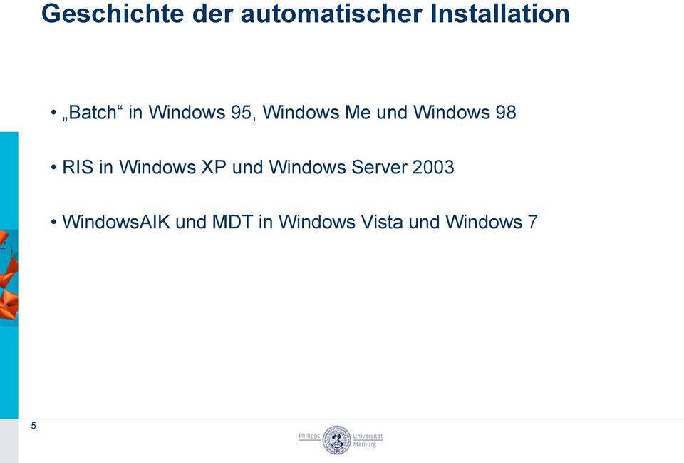 98 RIS in Windows XP und Windows Server 2003