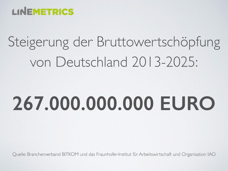 000.000 EURO Quelle: Branchenverband BITKOM