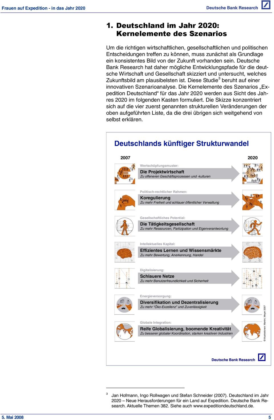 konsistentes Bild von der Zukunft vorhanden sein.