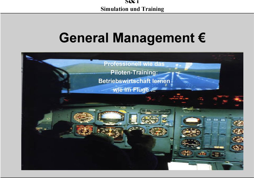 Piloten-Training: