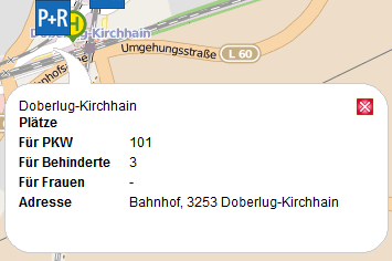 VBB Livekarte: ÖPNV + multimodale Angebote Datenbestand alle aktuell stattfindenden Fahrten Bus & Bahn Parkplätze inkl.