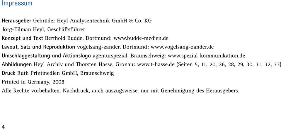 spezial-kommunikation.de Abbildungen Heyl Archiv und Thorsten Hasse, Gronau: www.t-hasse.