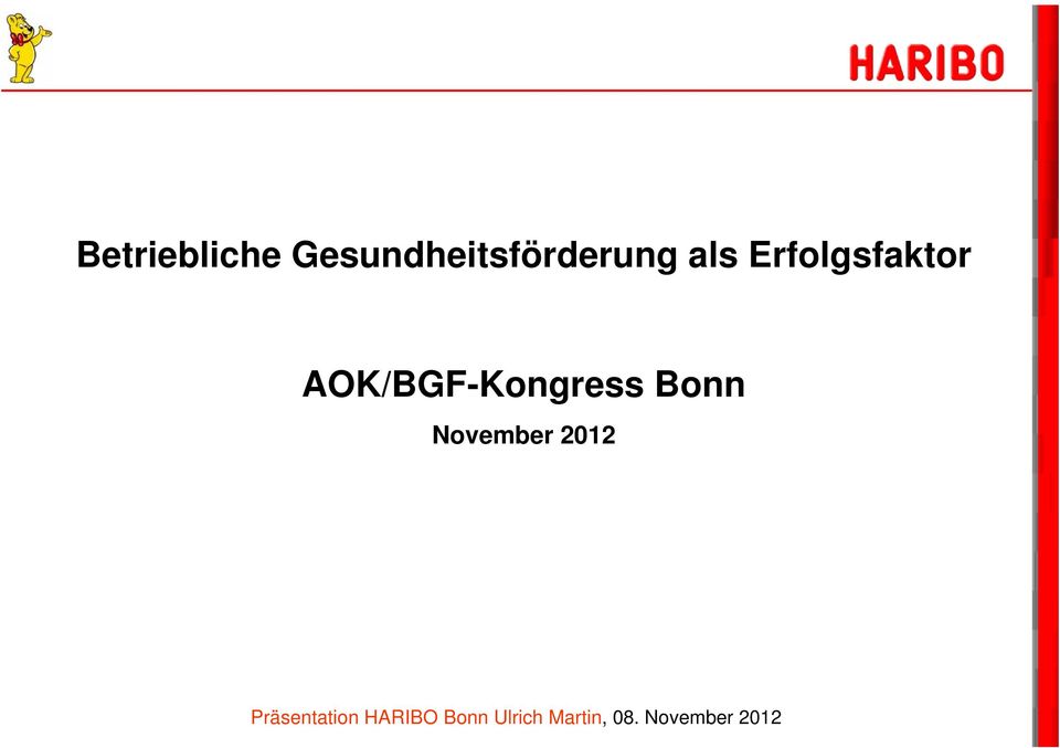 Bonn November 2012 Präsentation