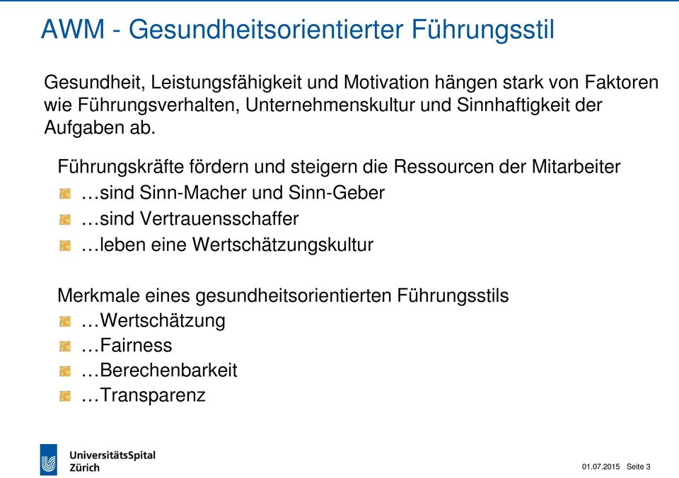 Führungskräfte fördern und steigern die Ressourcen der Mitarbeiter sind Sinn-Macher und Sinn-Geber sind