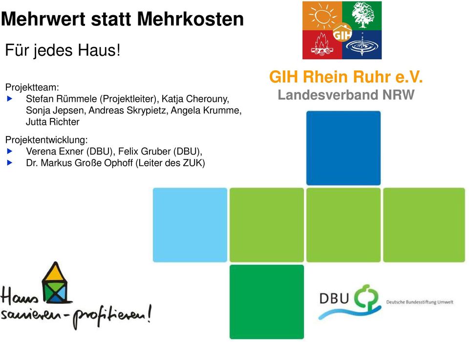 Andreas Skrypietz, Angela Krumme, Jutta Richter GIH Rhein Ruhr e.v.