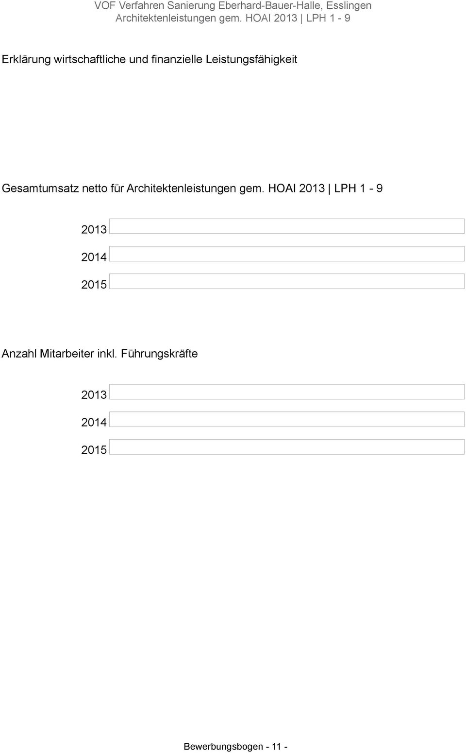 2013 2014 2015 Anzahl Mitarbeiter inkl.
