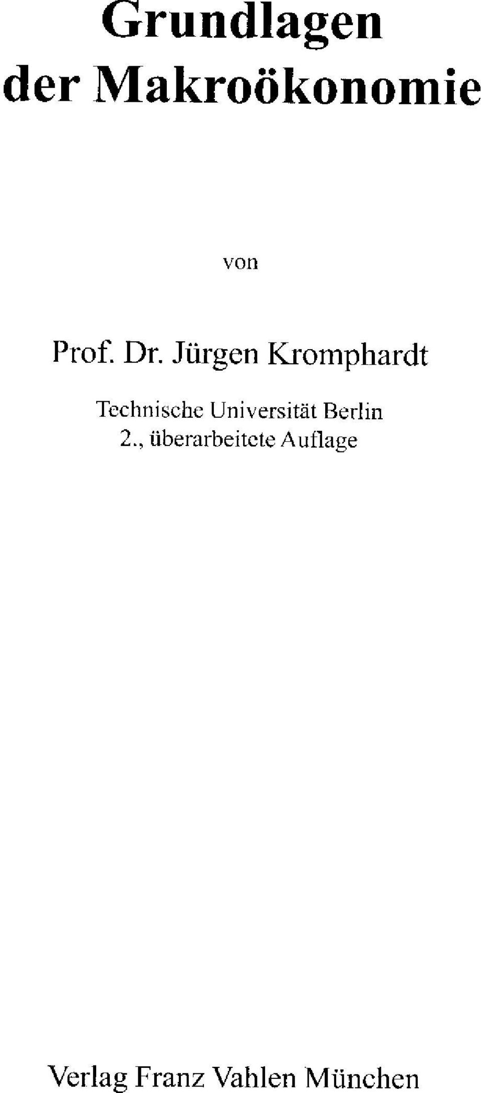 Jürgen Kromphardt Technische