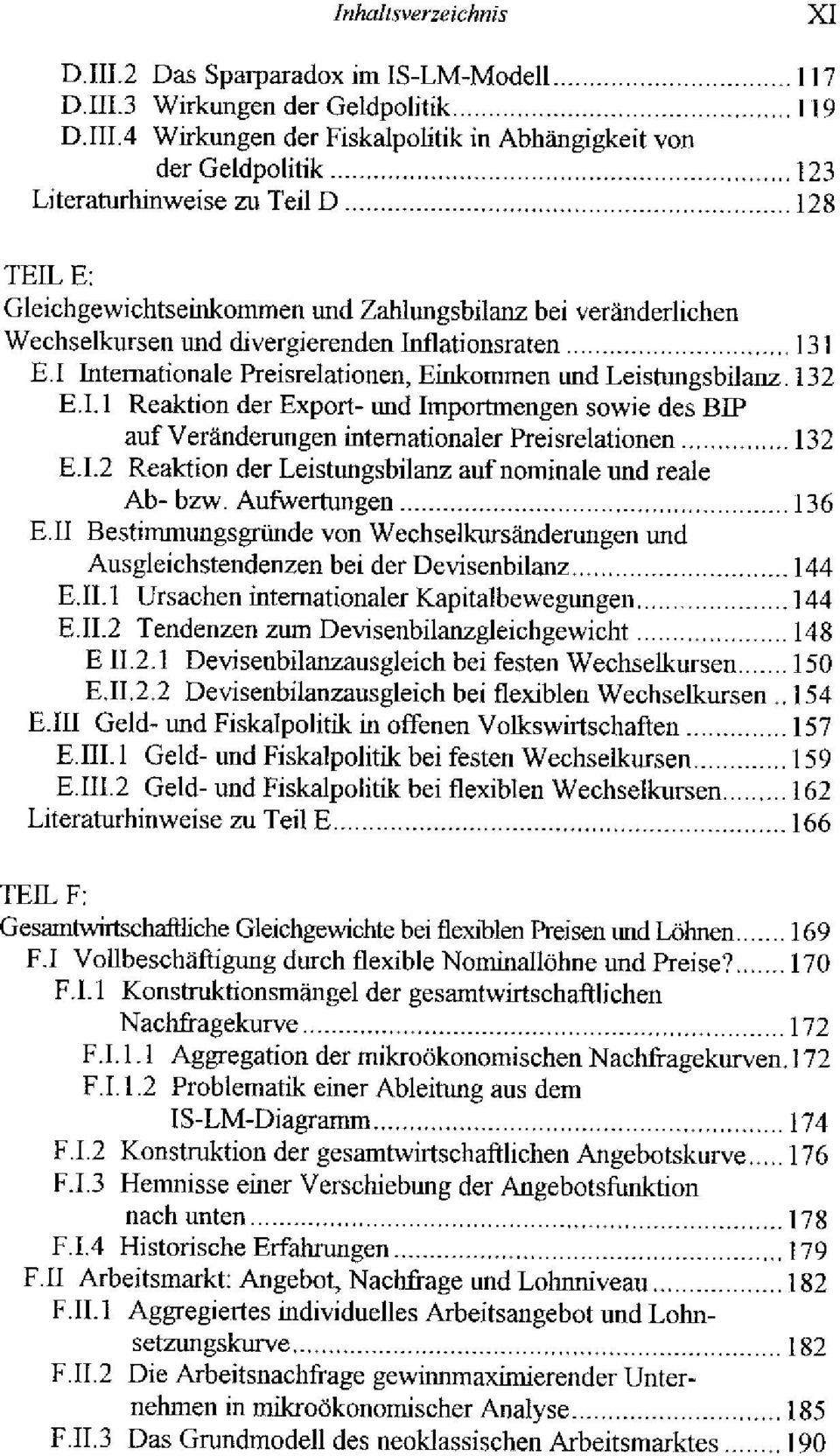 3 Wirkungen der Geldpolitik 119 D.III.