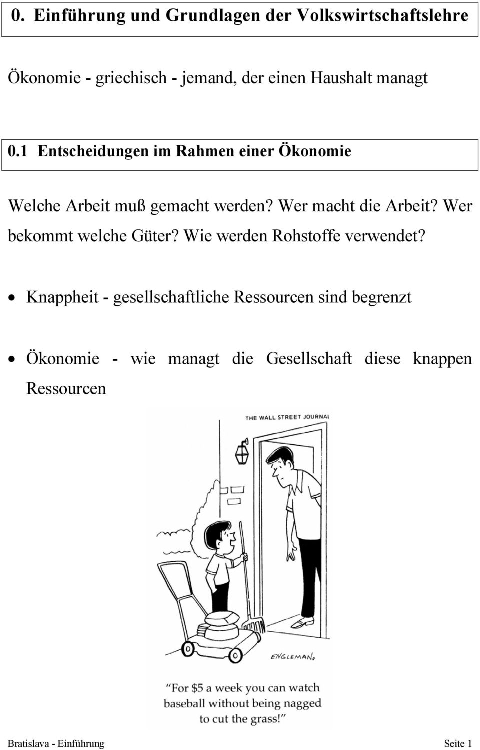 Wer bekommt welche Güter? Wie werden Rohstoffe verwendet?