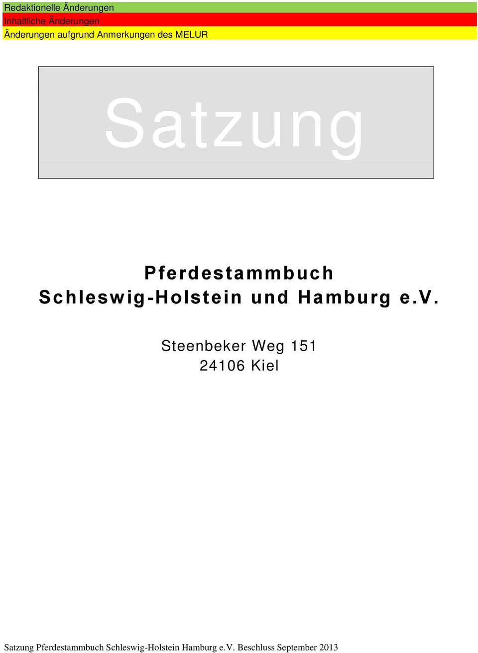 Schleswig-Holstein und Hamburg e.v.