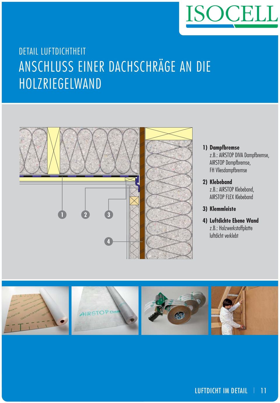 : AIRSTOP DIVA Dampfbremse, AIRSTOP Dampfbremse, FH Vliesdampfbremse )