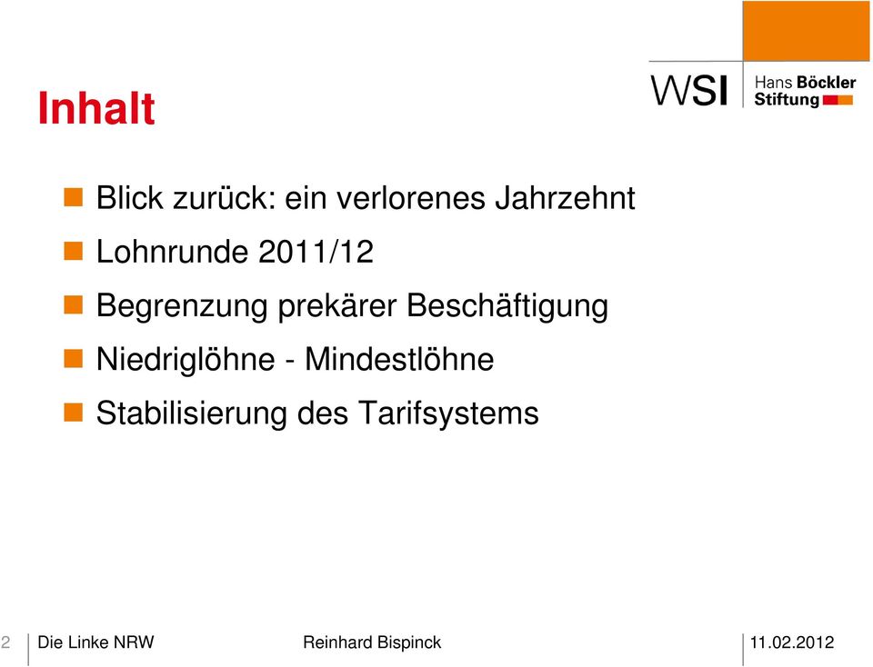 Beschäftigung Niedriglöhne - Mindestlöhne