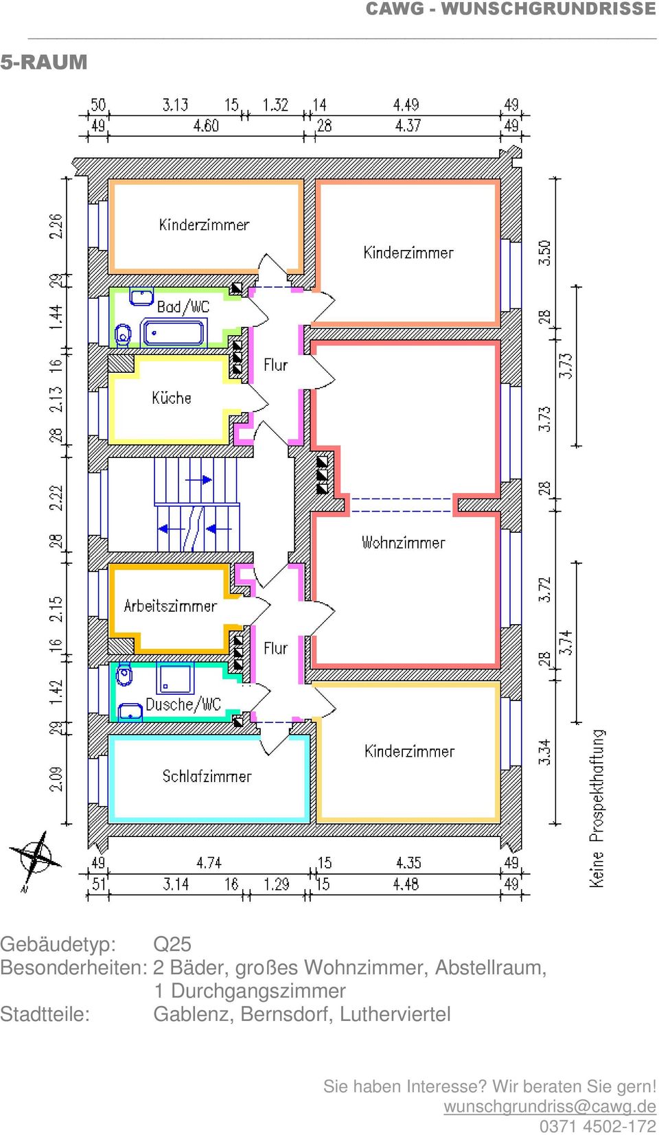 Wohnzimmer, Abstellraum, 1