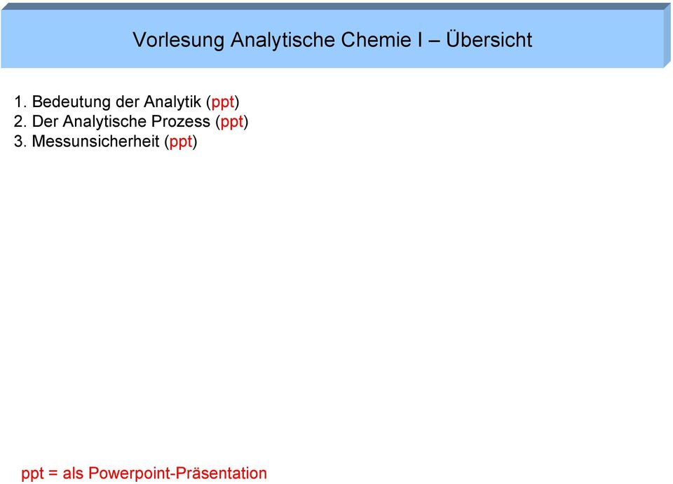 Der Analytische Prozess (ppt) 3.