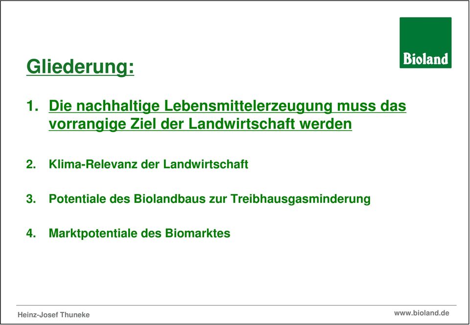 Ziel der Landwirtschaft werden 2.