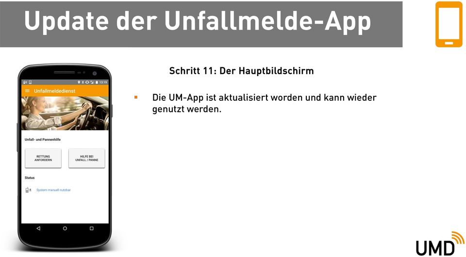UM-App ist aktualisiert