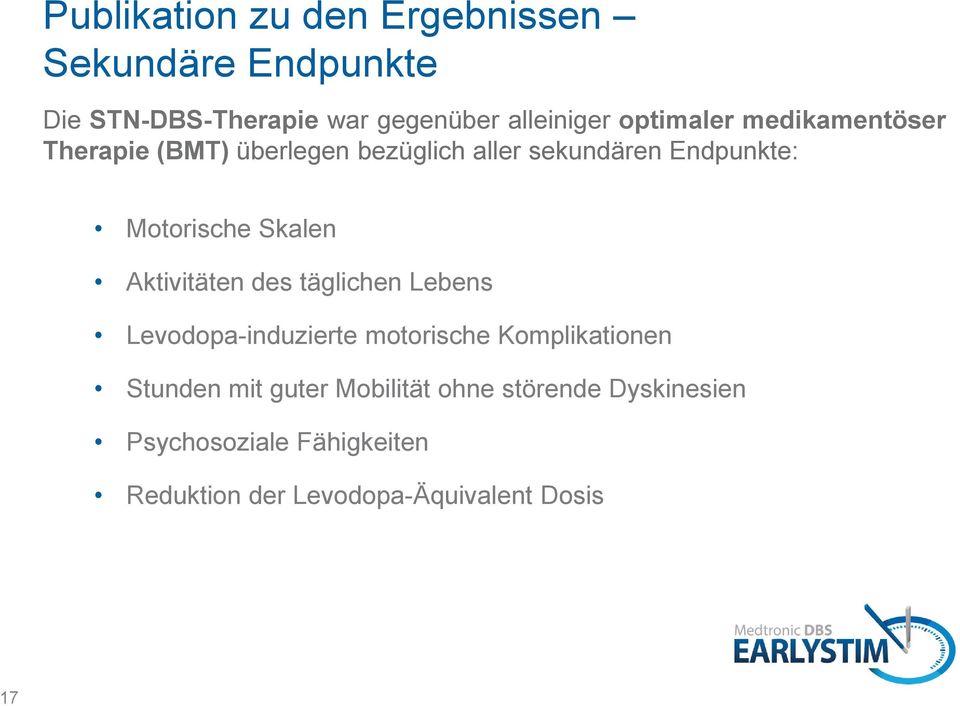 Skalen Aktivitäten des täglichen Lebens Levodopa-induzierte motorische Komplikationen Stunden mit