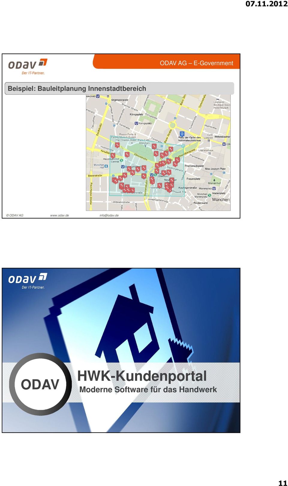 HWK-Kundenportal Moderne