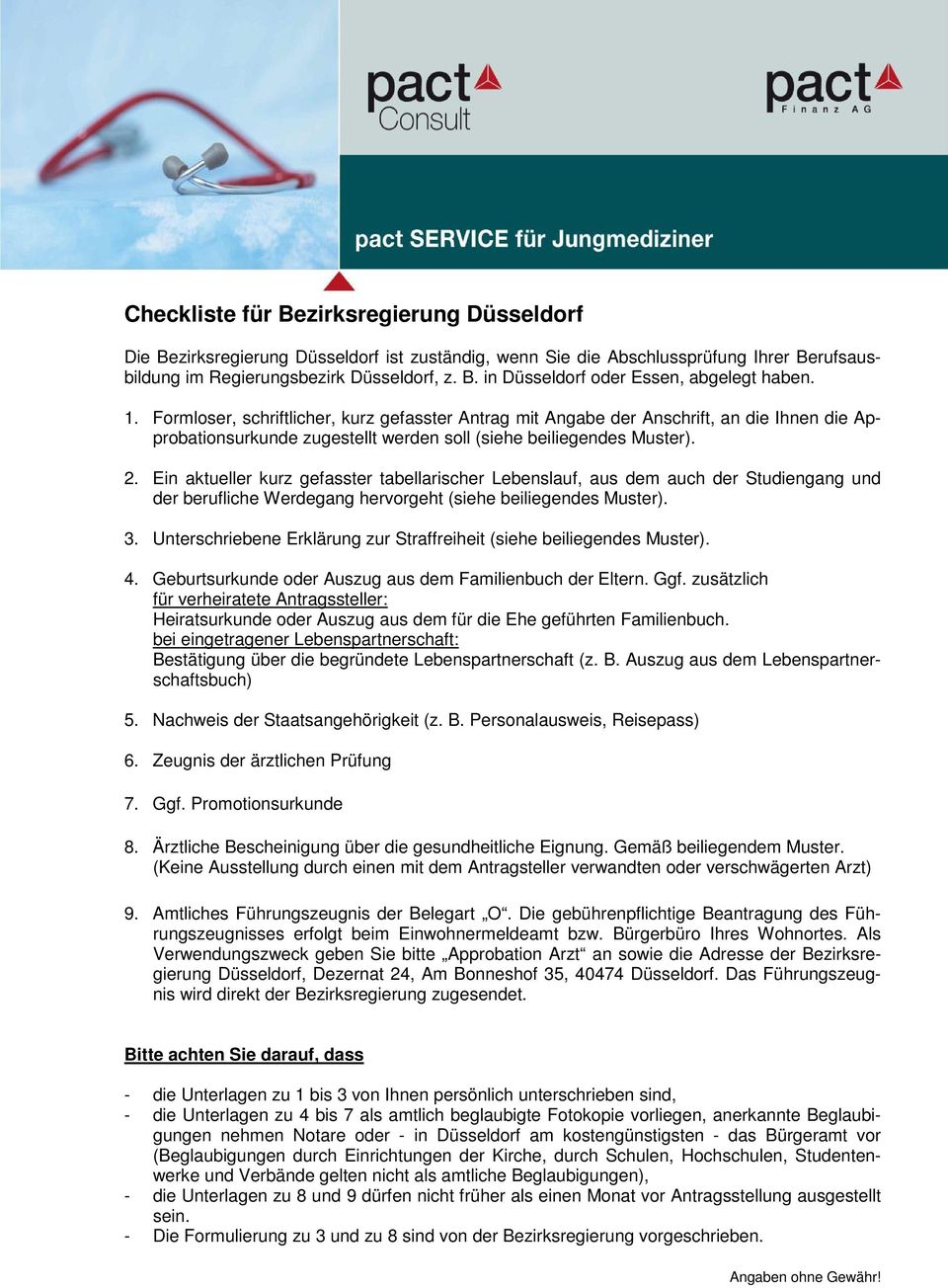Checkliste Fur Bezirksregierung Dusseldorf Pdf Kostenfreier Download