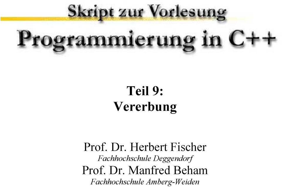 Deggendorf Prof. Dr.